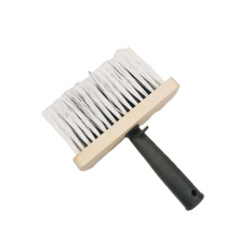 Double Color Plastic Filaments Ceiling Brush with Black Plastic handle